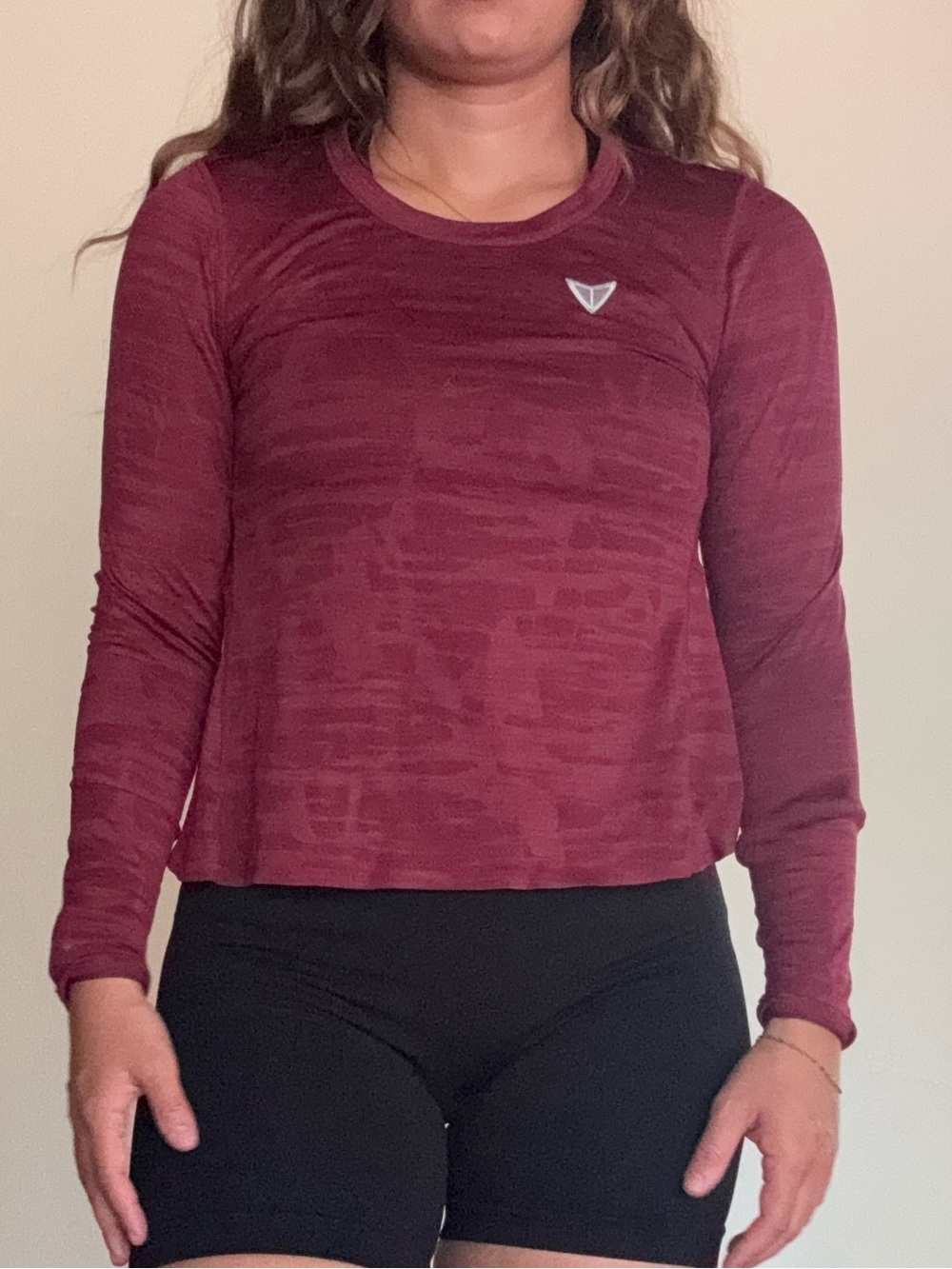 Road Runner’s Long Sleeve Crew Neck Performance Top - Burgundy